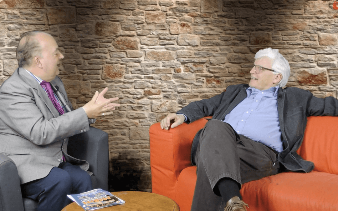 Keith Milward talks with Noel Rees..